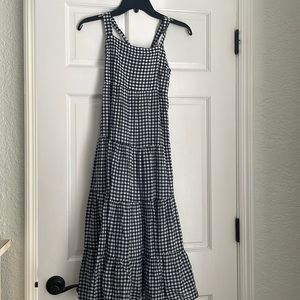Abercrombie & Fitch Gingham tiered dress